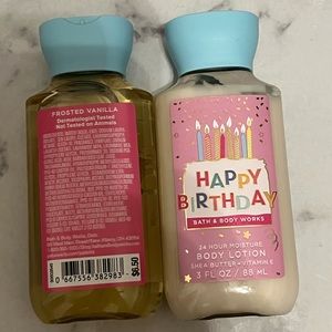 Bath and body birthday set